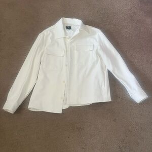 H&M Classic White Shirt jacket